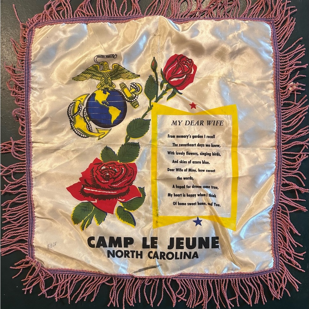 Camp Lejeune Souvenir Pillow Cover